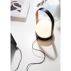 CARRIE LAMPA LED BLACK