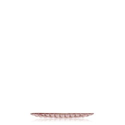 Przezroczysty talerz deserowy 21,5 cm różowy Jellies Family Kartell