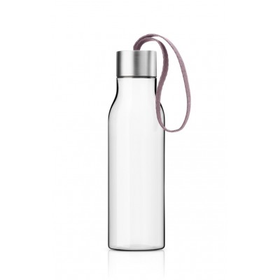 butelka na wodę z troczkiem 0,5 l, różowy, Eva Solo