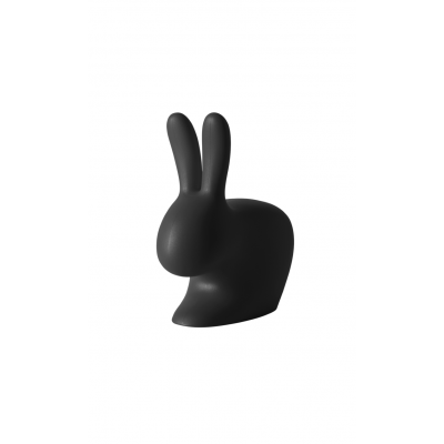 krzesło dziecięce Rabbit Chair Baby, czarne, Qeeboo