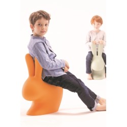 krzesło dziecięce Rabbit Chair Baby, pomarańczowe, Qeeboo