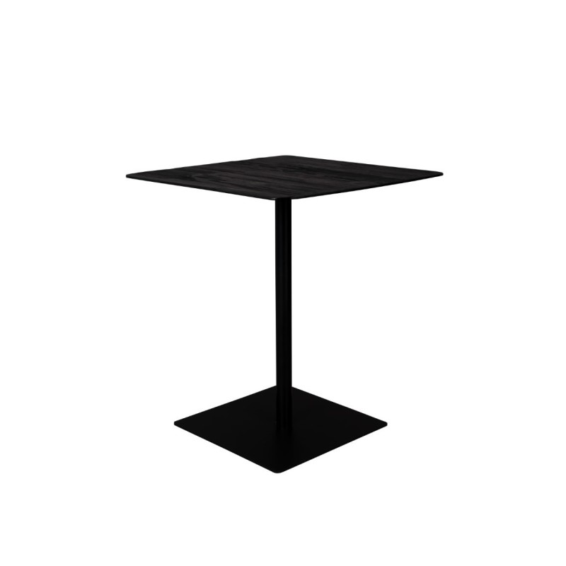 kwadratowy stolik Counter Braza, czarny, Dutchbone