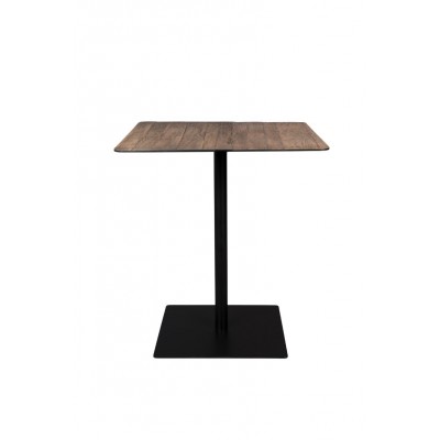 kwadratowy stolik Counter Braza, brązowy, Dutchbone
