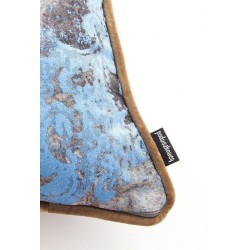 Poduszka Gold, błękitno-beżowa 40x40 cm, Poduszkowcy