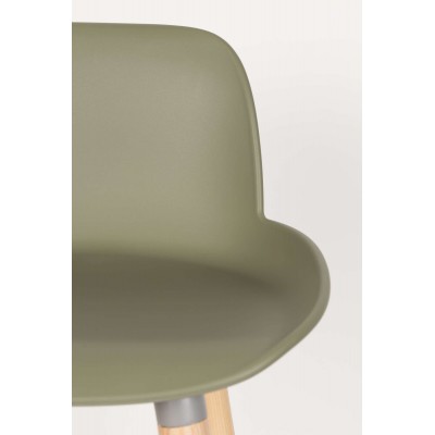 stołek barowy Albert Kuip, 98,5 cm zielony, Zuiver