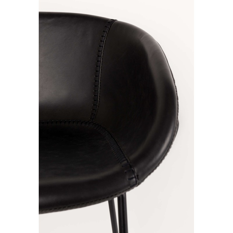 stołek barowy Feston, 98,5 cm czarny, Zuiver