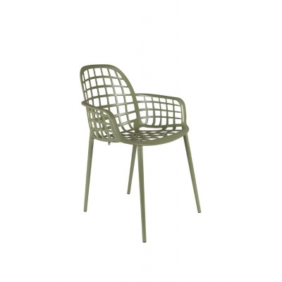 krzesło ogrodowe Albert Kuip, zielone, Zuiver