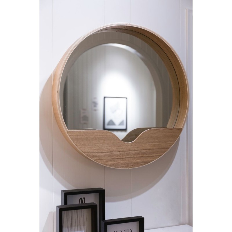 okrągłe lustro ścienne ROUND, Ø60 cm, Zuiver