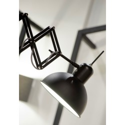 lampa ścienna Aberdeen, matowa czarna, It&#039;s About RoMi
