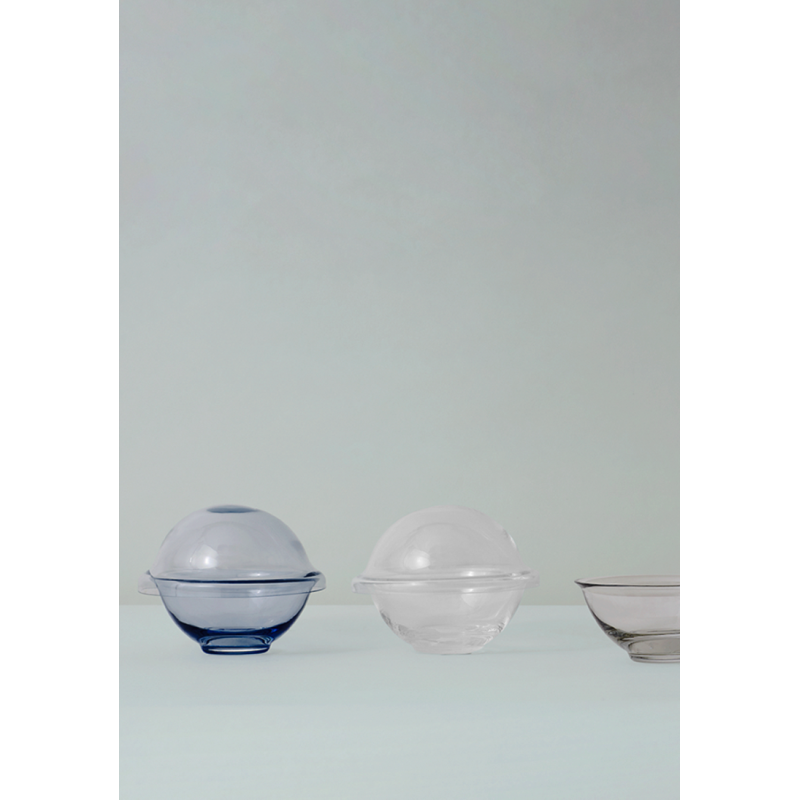 szklana bomboniera Chapeau, Ø16 cm przezroczysty, Lyngby Porcelain