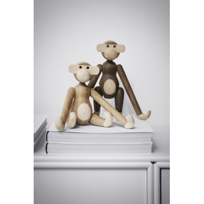 drewniana małpka zabawka mała, dąb, Kay Bojesen