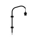 ramię do lampy ściennej Willow mini, 50 cm czarny, UMAGE
