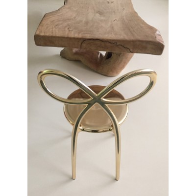 komplet krzeseł Ribbon, 2 szt. metalizowane złote, QeeBoo