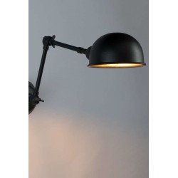 lampa ścienna Maarten, czarny, White Label Living