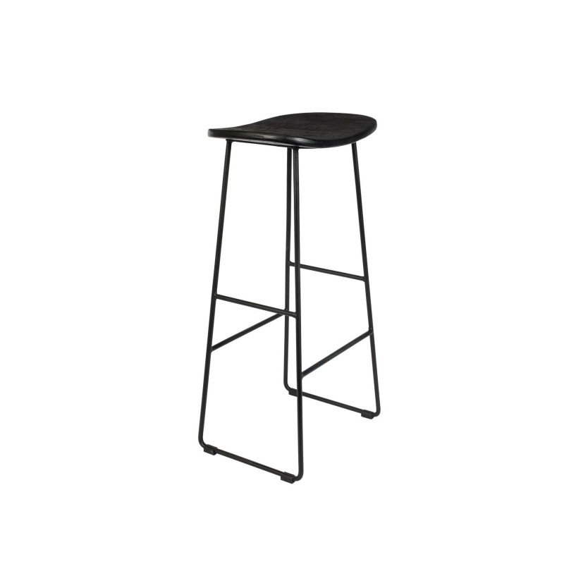 stołek barowy Tangle, 80 cm czarny, White Label Living