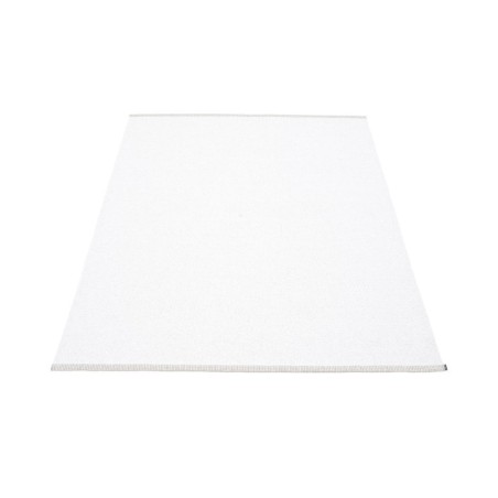 Prostokątny dywan Mono, White Pappelina, różne rozmiary