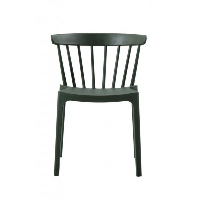 Zewnętrzne krzesło Bliss, wojskowa zieleń, Woood