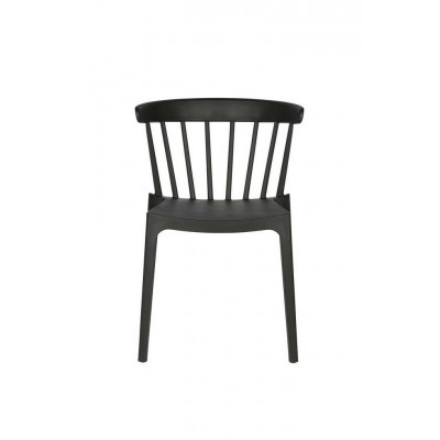 Zewnętrzne krzesło Bliss, czarny, Woood