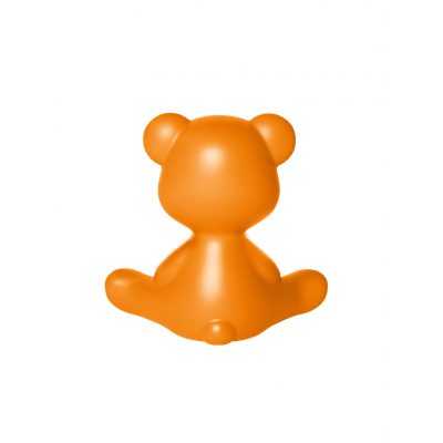 Lampa stołowa miś Teddy Girl, pomarańczowa bezprzewodowa, QeeBoo