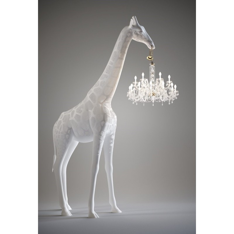 Lampa podłogowa Giraffe In Love XS, biały, QeeBoo