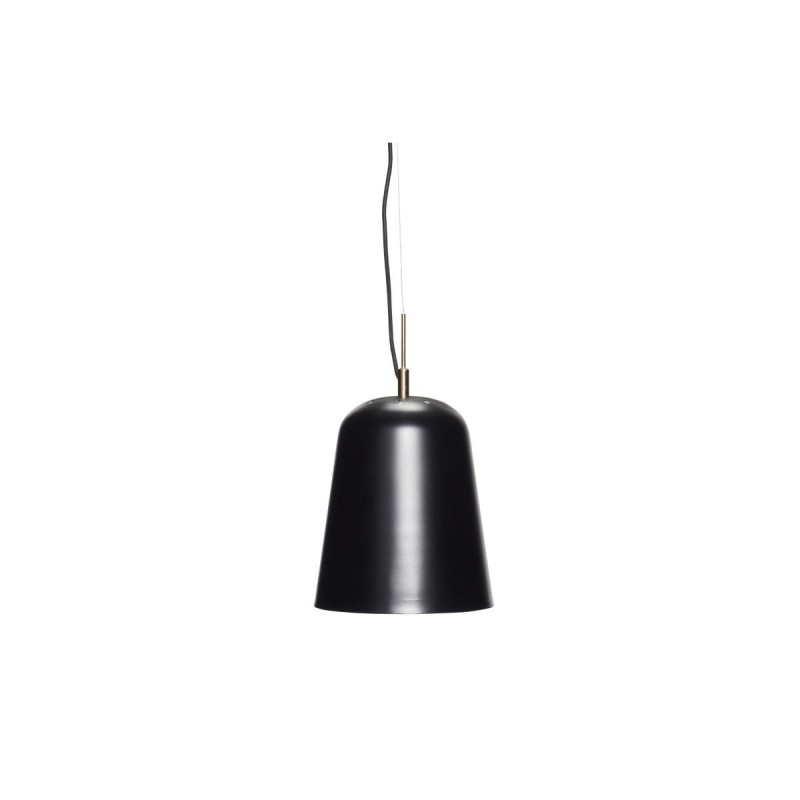 Metalowa lampa wisząca, czarny, Hübsch