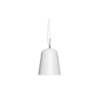 Metalowa lampa wisząca, biały, Hübsch