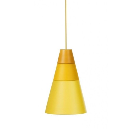 Lampa wisząca Coney Cone Ili Ili, żółty, GRUPA
