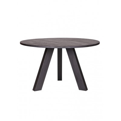 Okrągły stół do jadalni Rhonda, Ø129 cm dąb ciemny, Woood