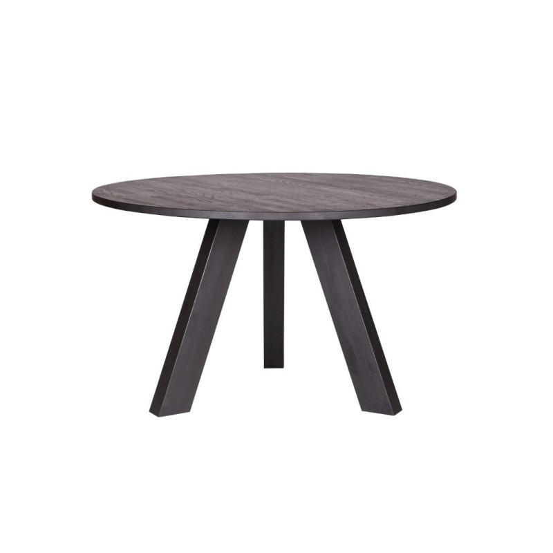 Okrągły stół do jadalni Rhonda, Ø129 cm dąb ciemny, Woood