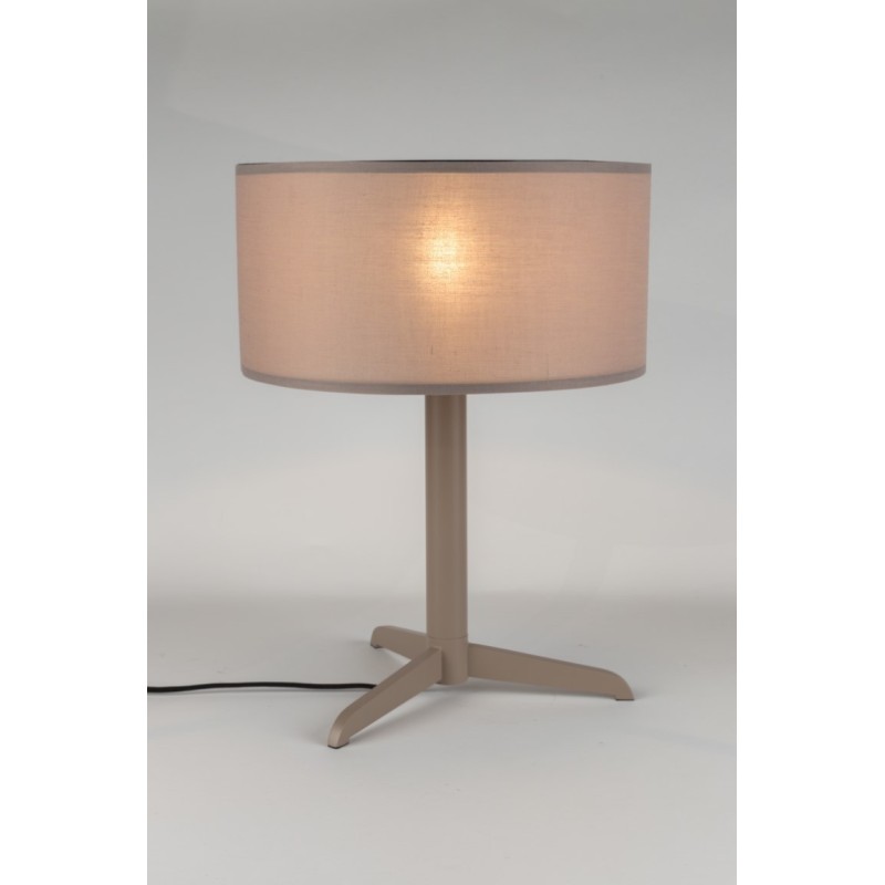 Lampa stołowa Shelby, taupe, Zuiver