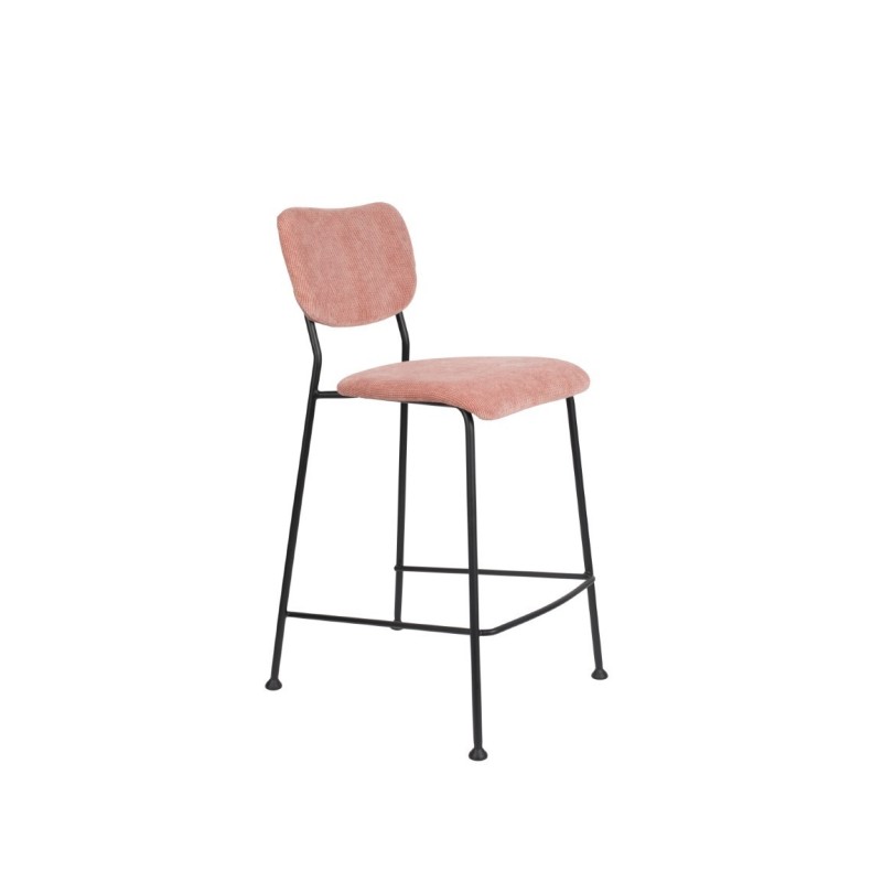 Krzesło barowe Benson, 92 cm różowy, Zuiver