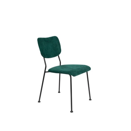 Krzesło bez podłokietników Benson, zielony, Zuiver