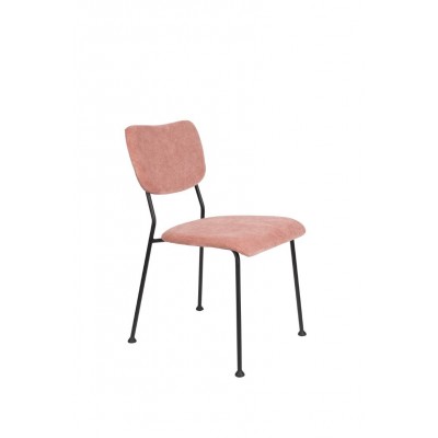 Krzesło bez podłokietników Benson, różowy, Zuiver