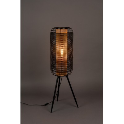 Lampa podłogowa Archer XL, czarny/złoty, Dutchbone