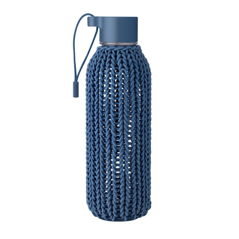 Butelka na wodę Catch-It 0,6 l, niebieski, RIG-TIG