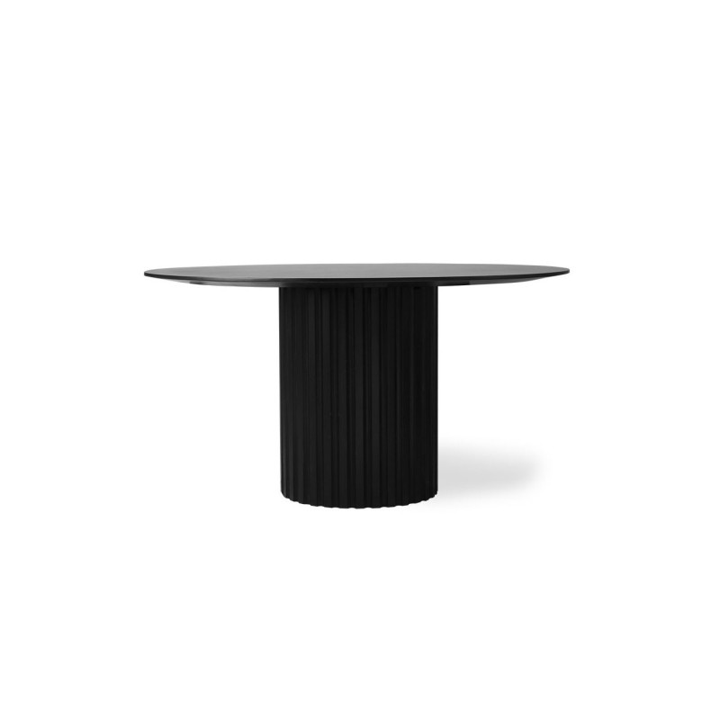 Stół jadalniany Pillar okrągły Ø140 cm, czarny, HK Living