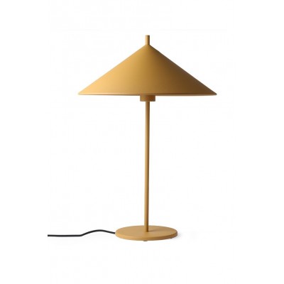 Lampa stołowa Triangle rozmiar L, musztardowa, HK Living