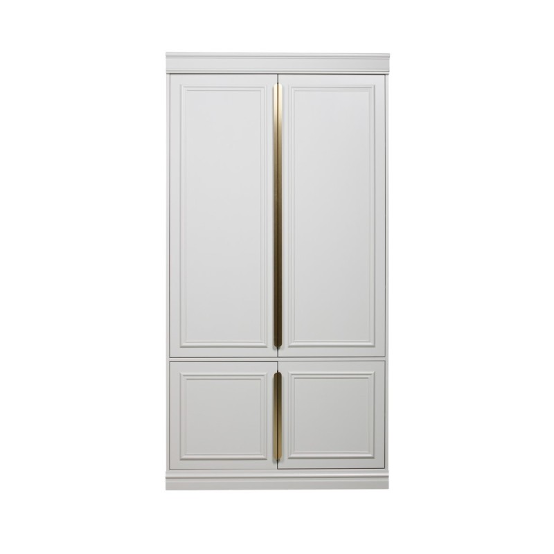 Sosnowa szafa Organze 62 cm, biały, Be Pure Home