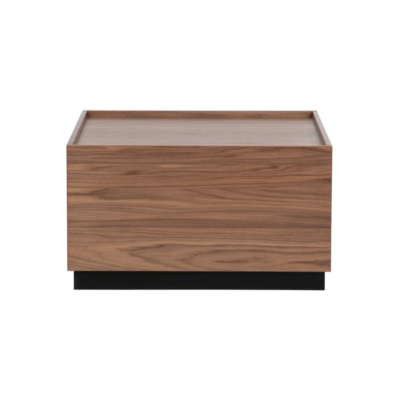 Drewniany stolik kawowy Block 82x82 cm, naturalny, Woood