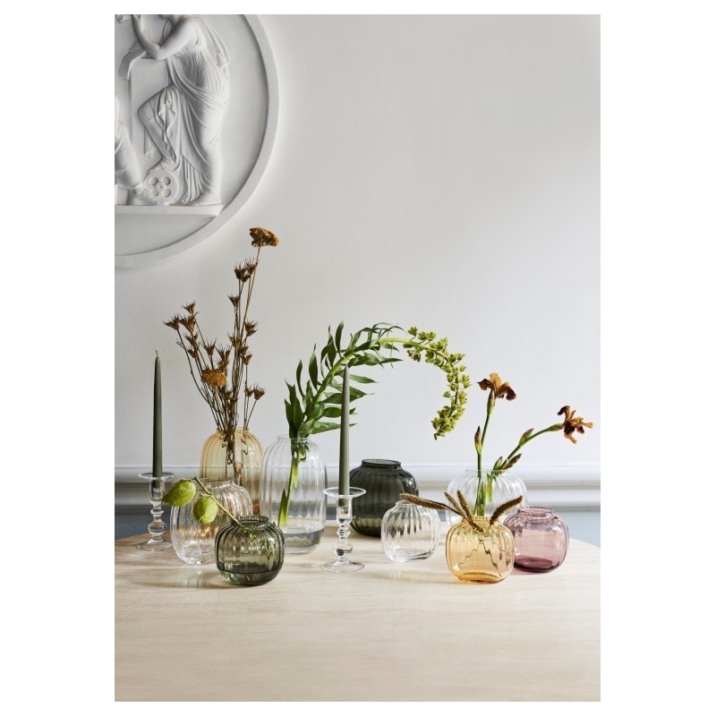 Wazon szklany Primula 12,5 cm, amber, Holmegaard