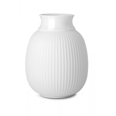 Porcelanowy wazon Curve 17,5 cm, biały, Lyngby Porcelain