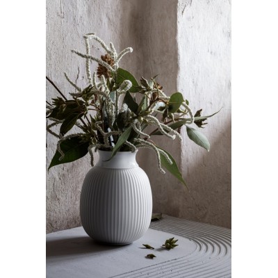 Porcelanowy wazon Curve 17,5 cm, biały, Lyngby Porcelain