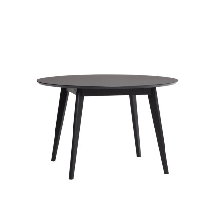 Dębowy stół do jadalni Ø120 cm, czarny, Hübsch