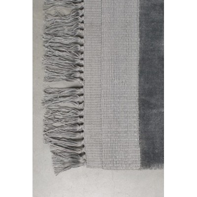 Dywan z frędzlami Blink 200x300 cm, srebrny, Zuiver