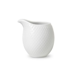 Porcelanowy mlecznik Rhombe, biały, Lyngby Porcelain