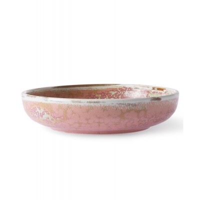 Głęboki talerz ceramiczny różowy, HKliving