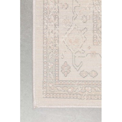 Postarzany dywan Trijntje różowy/oliwkowy 200x300 cm, Zuiver