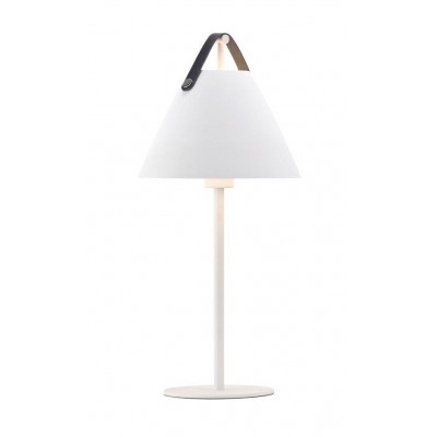 Biała lampa stołowa Strap, Design For The People