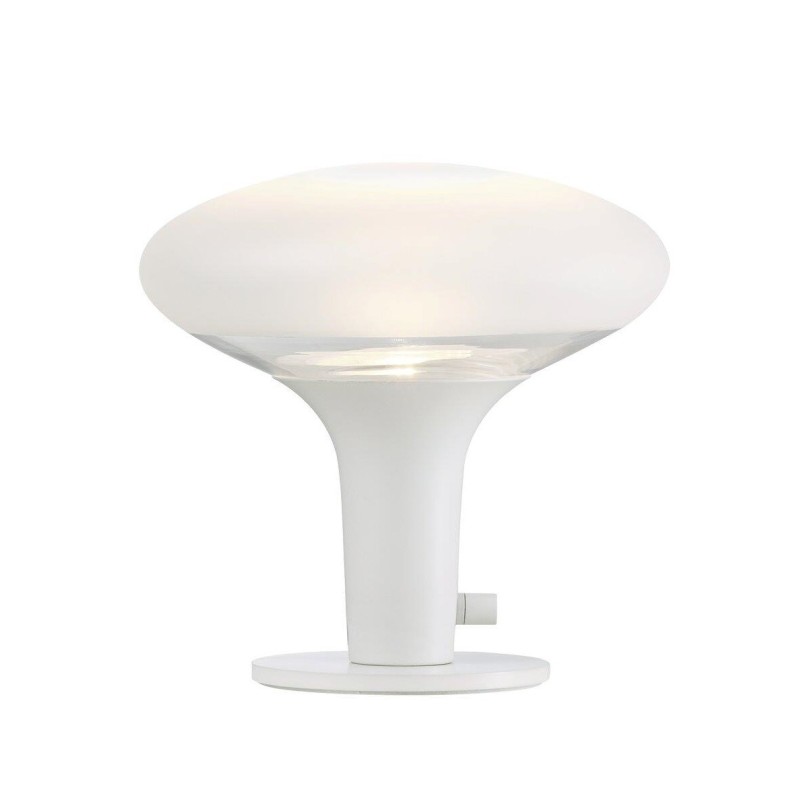 Owalna lampa stołowa Dee 2.0 biała, Design For The People