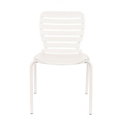 Białe krzesło ogrodowe z podłokietnikami Vondel, Zuiver
